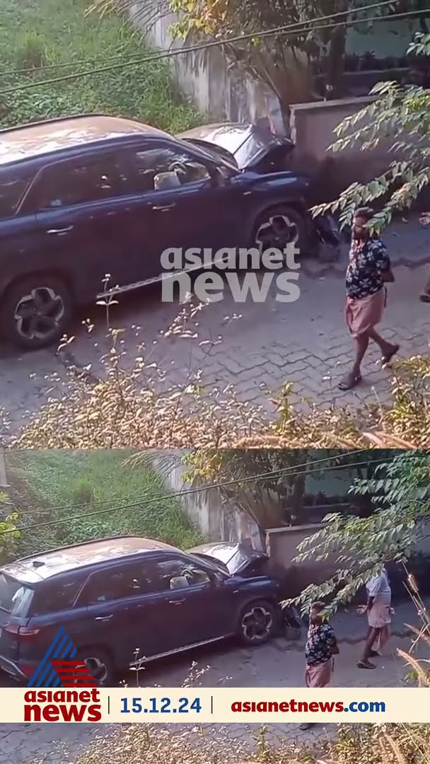 സൈഡ് കൊടുക്കാന്‍ വെട്ടിച്ചു; അഞ്ചംഗ കുടുംബം സഞ്ചരിച്ച കാര്‍ പറവൂര്‍ പാലത്തില്‍ നിന്ന് മറിഞ്ഞു