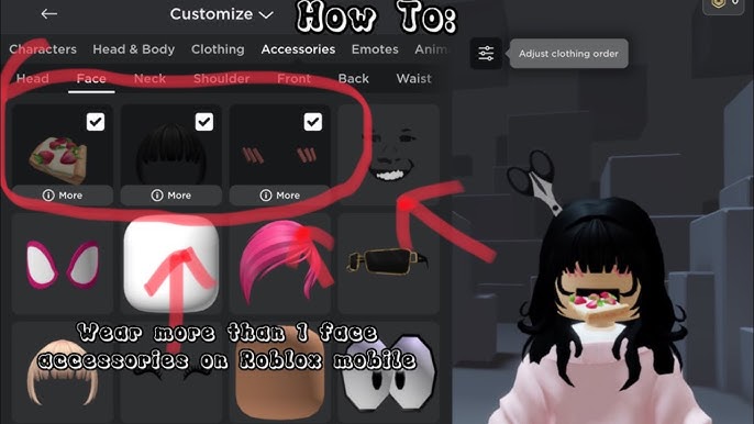 How To Wear Two Shoulder Accessories In Roblox Mobile