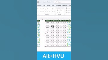 Quick Excel Shortcut: Convert Range to Picture #shorts