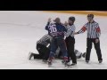 Драка: МХЛ: Андрей Белов (Капитан Ступино, №36) vs Ян Биттнер (Патриот Будапешт)
