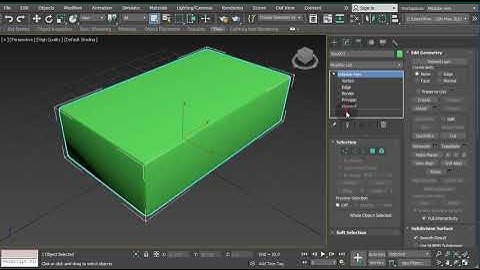 Quick TurboSmooth Box with Chamfer in 3ds Max 2021