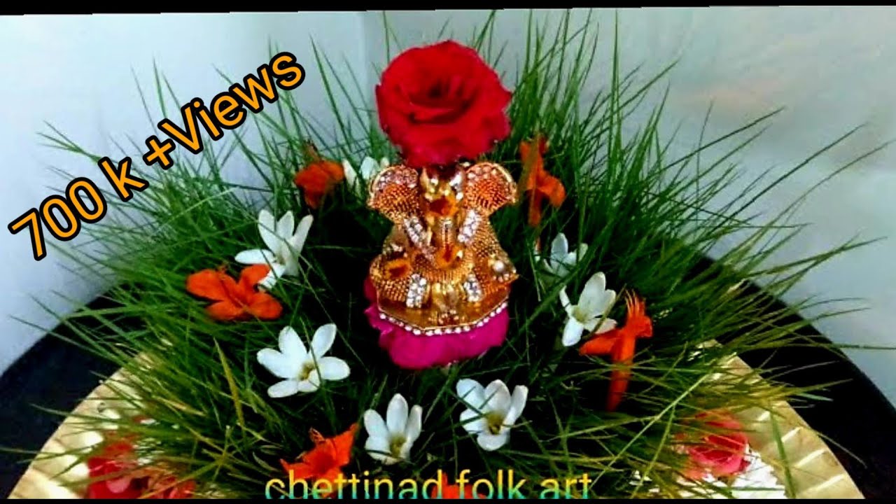 Ganpati Decoration//Idea At Home//Urli Decoration//