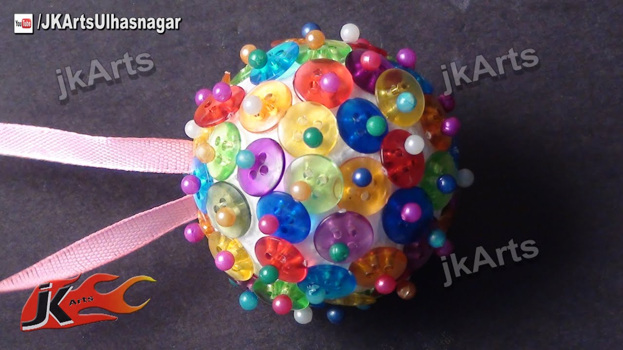 How to make Christmas ball ornament | DIY Christmas Decorations | JK ...