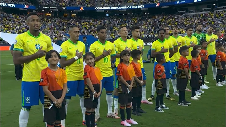 Brazil National Anthem vs Uruguay (Copa America 2024)