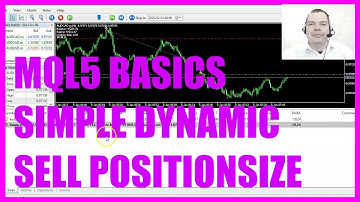 LEARN MQL5 TUTORIAL BASICS - 60 SIMPLE DYNAMIC SELL POSITION SIZE