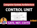 L-1.21 Control Unit in Computer Architecture | Control Unit Block Diagram &amp; Types | COA | CSA