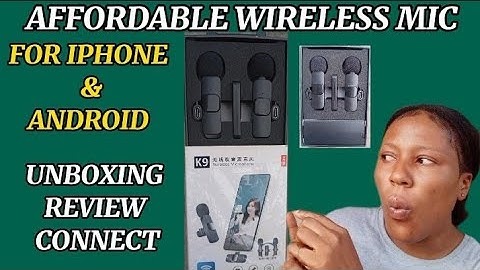 HOW TO FIX K9 WIRELESS MICROPHONE 🎤 NOT WORKING ON PHONE || ALL YOU NEED TO KNOW + COST