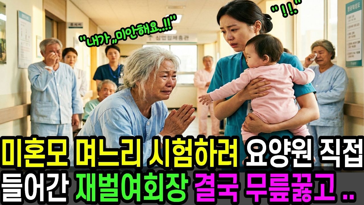 미혼모 며느리 시험하는 여회장 완성