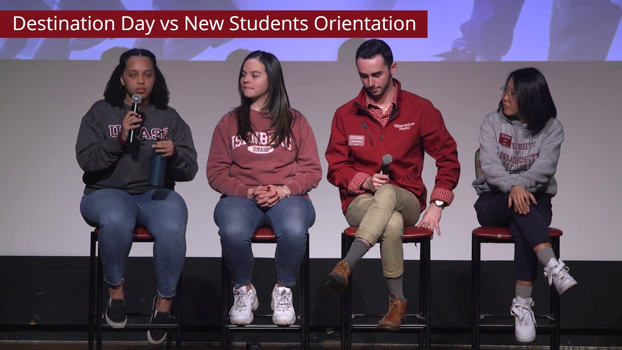 Destination Day vs New Students Orientation UMass Amherst Student