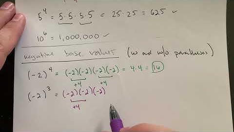 MA 120 Sec P.2 Evaluating Exponential Expressions