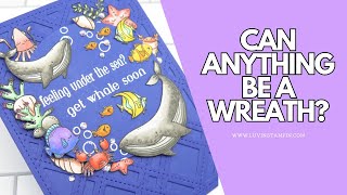 Create A Coral Wreath Card & Ashley Update