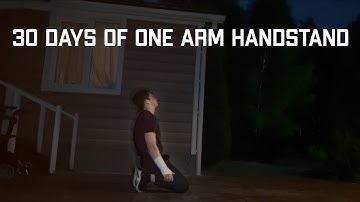 ONE ARM HANDSTAND PROGRESSION FOR 30 DAYS | SUN AND STEEL