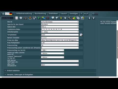 POWERGAP /  API eBay Preise bestimmen / Lagerbestand einstellen
