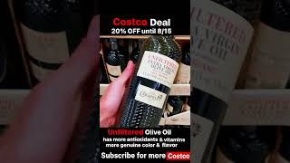 Costco Deal - Unfiltered Organic Olive Oil