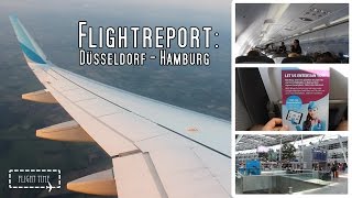 FLIGHT REPORT | Eurowings A320 Sharklets | Düsseldorf to Hamburg | Basic fare (Economy)