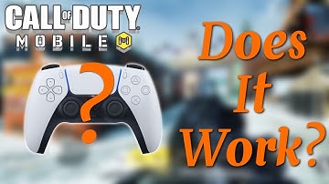 Does The PS5 Controller Work On COD Mobile?!