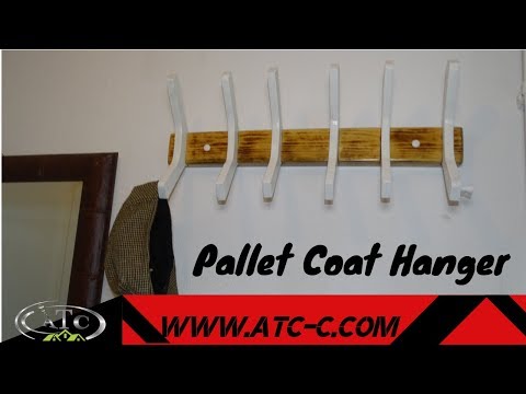 How to build your Coat Hanger from reclaimed Pallet wood using a WALABOT DIY device // DIY