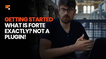 What is Forte? AI mix prep and stem bounce automation for Logic Pro and Pro Tools