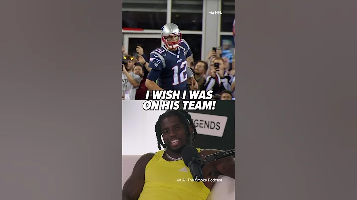 This made Tyreek say “Damn! I wish I was on his team!” 🎥 😳 #nfl #tombrady #tyreekhill