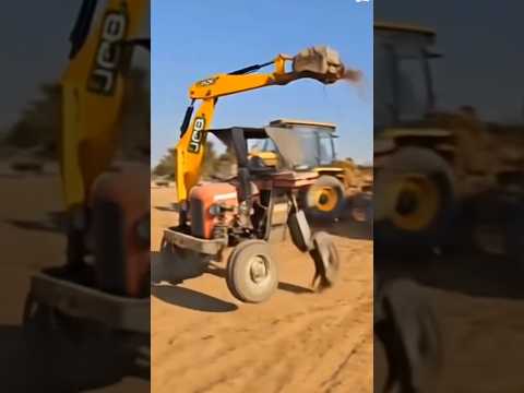 Jcb tractor Leggy Run #automobile__#aivfx#ai#aivideo#shortvideo #jcb #dumper #tractorvideo