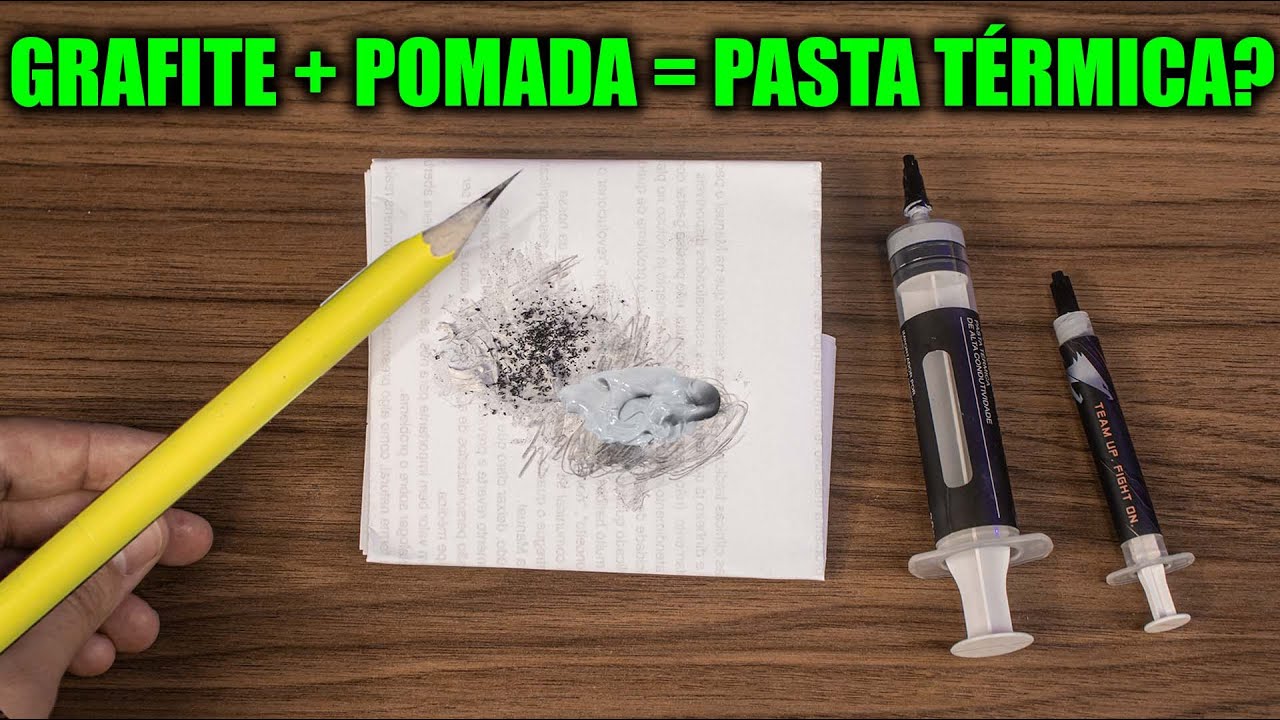 TESTEI UMA PASTA TRMICA CASEIRA NO PROCESSADOR