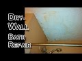 Ice Dam Damage Repair Bathroom Ceiling &amp; Wall