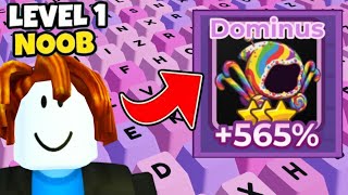 STARTING OVER with SECRET DOMINUS in +1 Speed Keyboard Escape Roblox screenshot 5