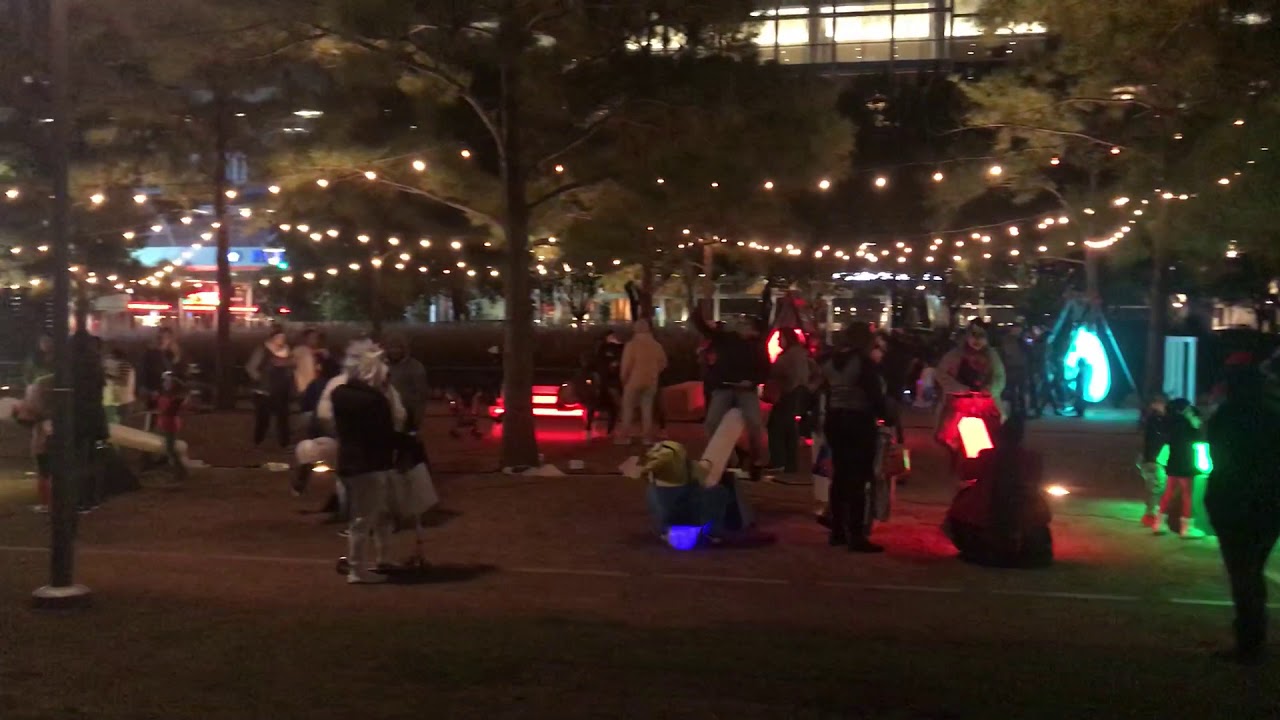 Houston Party Rental LED Seesaw Discovery Green Downtown Houston YouTube