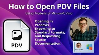 How to Open PDV Files (Prodevis Process Flow Diagram)