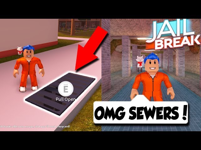 Clip: roblox jailbreak world Clip: camping new sewer escape