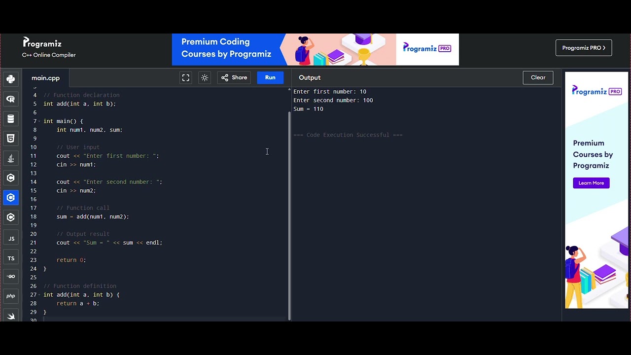 🚀 Unlock the Power of Functions in C++ – Fast & Simple! - YouTube