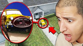 drone catches CAR EATER outside my house... (scary)