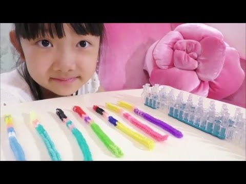 Rainbow Loom Disney Princess レインボールームで ディズニープリンセスを作ったよ Youtube