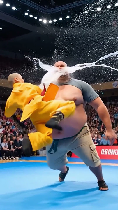 Shaolin Monk vs Russian Wrestler – Who Wins?! #kungfu #boxing #shaolin