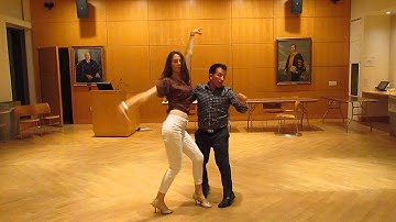 Salsa On2 Intermediate Turn Pattern by Sergio and Sheena #27