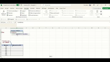 EXCEL: Comment utiliser la fonction lambda pour automatiser vos tâches dans Excel