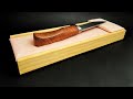How to bed a knife handle with epoxy