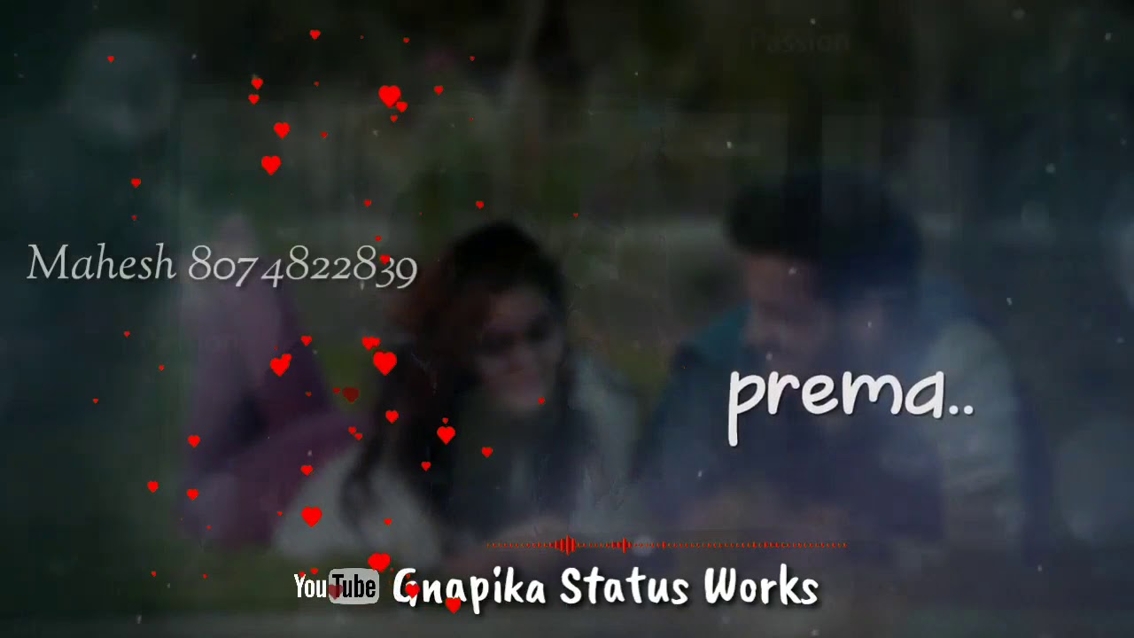 Puttindhi naalo prema superb song by  Gnapika Status Works 