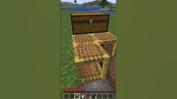 Minecraft Lava Trap Chest (Fast & Easy!)