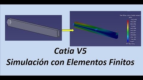 Catia V5. Simulaciones con elementos finitos. Tutorial en español