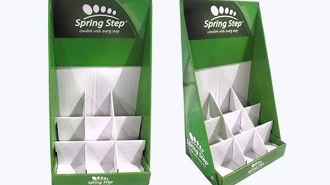 fast set up display boxes