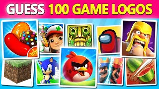 Guess 100 MOBILE GAMES Logo Quiz  5 seconds per Question