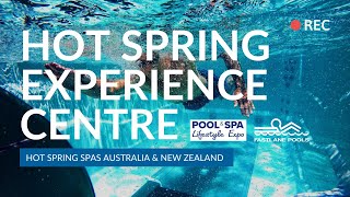 Must Watch Hot Spring Spas Experience Centre at Melbourne Pool and Spa Expo 2024