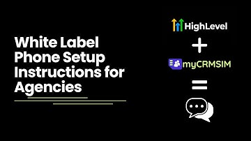 White Label Phone Setup Instructions for Agencies