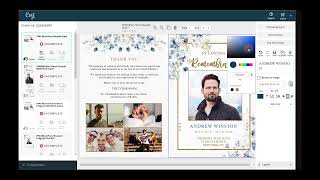 How To Edit Text & Change Colors In Funeral Program Templates