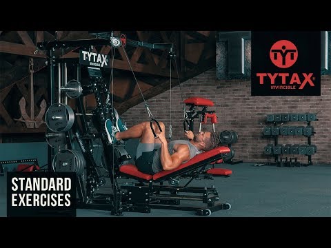 TYTAX® M2 | Cable Lying High Puller Row (Stirrups)