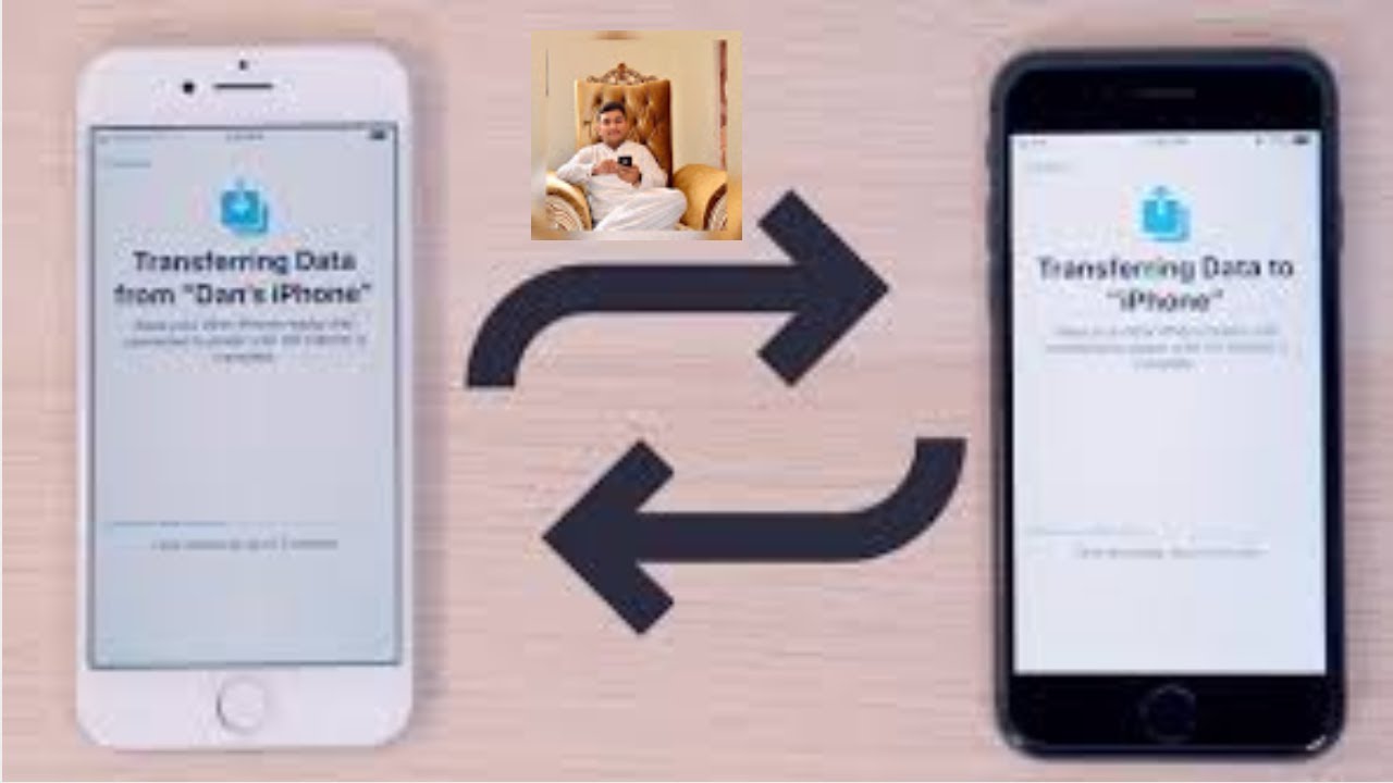 iphone to iphone data transfer - YouTube