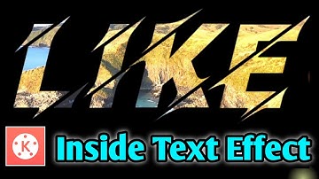 KineMaster video in text effect | Video Inside Text | kinemaster video editor tutorial in 2020
