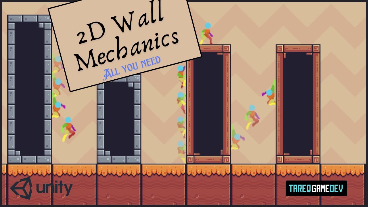 Master All 2D Wall Mechanics: Slide, Pop, Jump, Climb & Auto-Ledge!