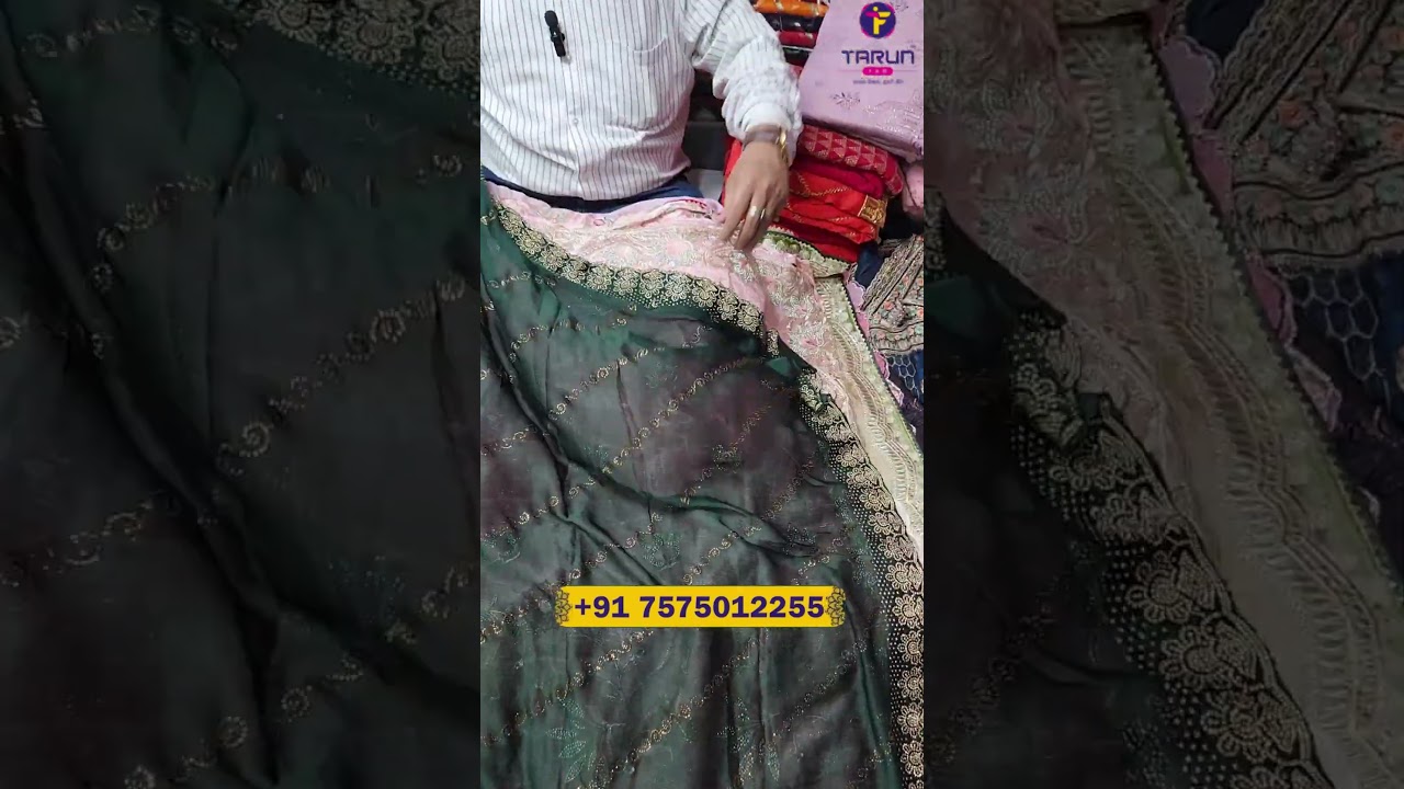 Festive Jarkan work saree collection, wholesale supply 